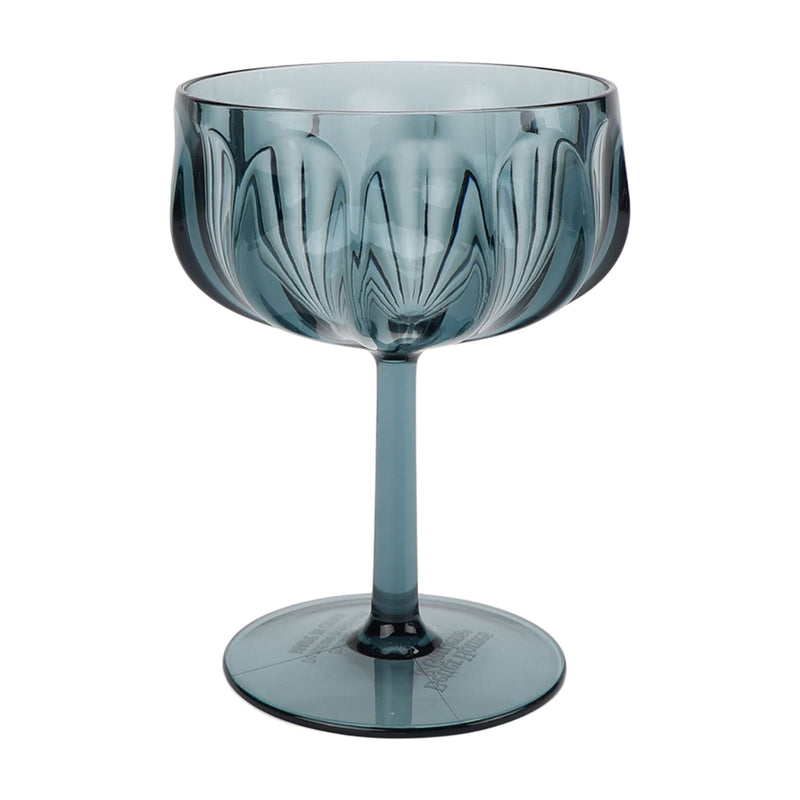 Better Homes & Gardens 13-Ounce Tritan Plastic Coupe Glass, Blue